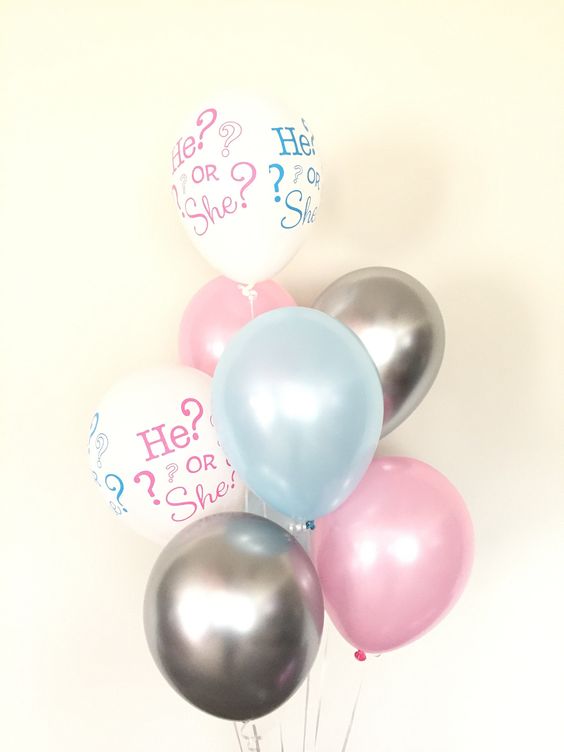 Party Helium Balloon Baby Shower Bouquet 10