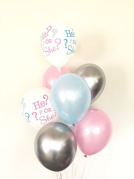 Party Helium Balloon Baby Shower Bouquet 10