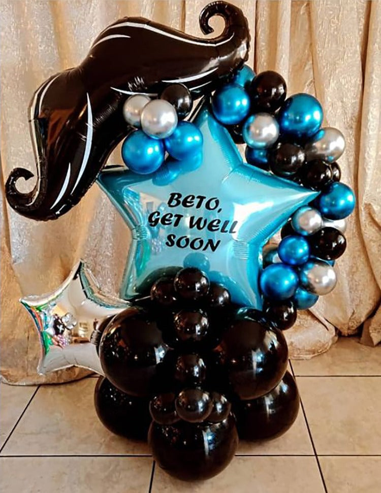 Party Helium Balloon Get Well Soon Bouquet 11