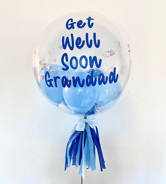 Party Helium Balloon Get Well Soon Bouquet 15