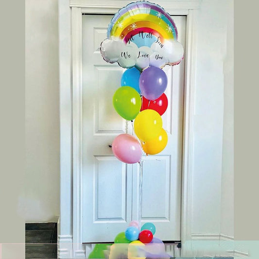 Party Helium Balloon Get Well Soon Bouquet 19