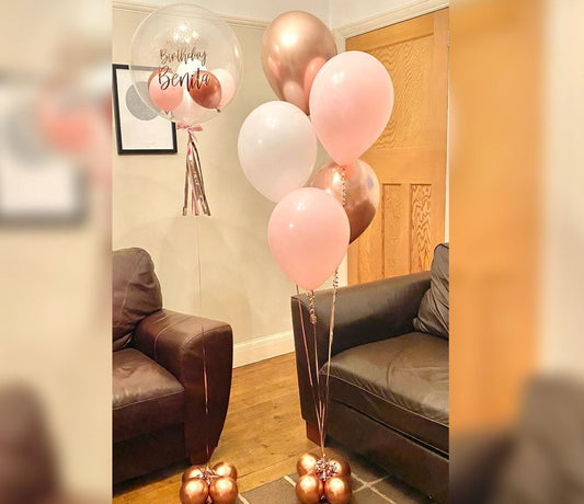 HBD Bubble Balloon Bouquet