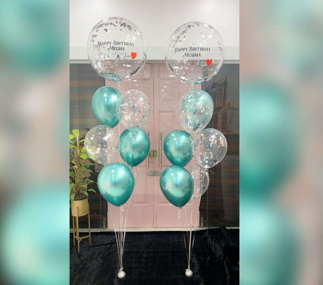 Happy Birthday Swan Balloon Bouquet