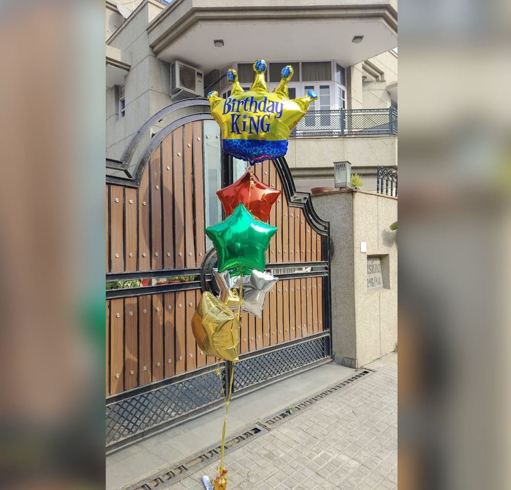 Birthday King Star Balloon Bou