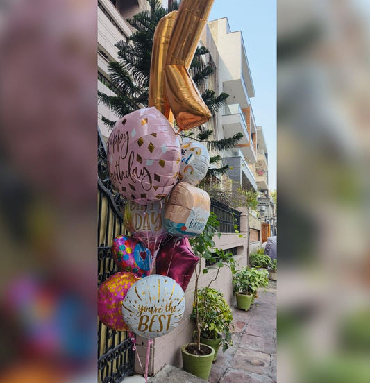 You are the best HBD Balloon Bouquet