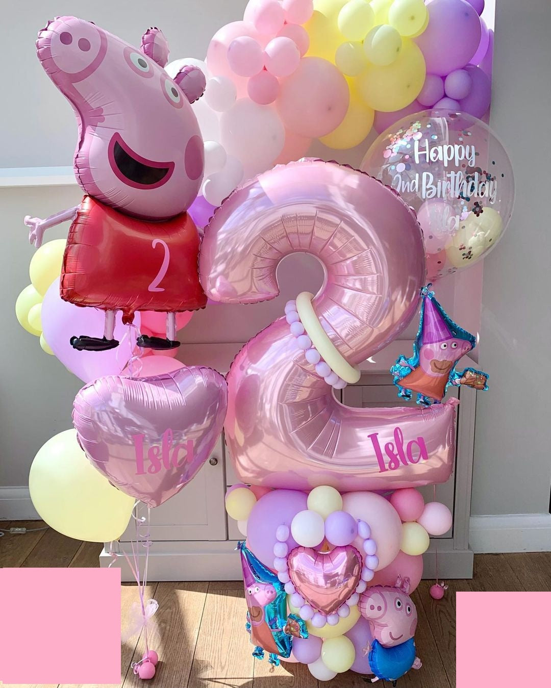 2ND BIRTHDAY BALLOON CLUSTER