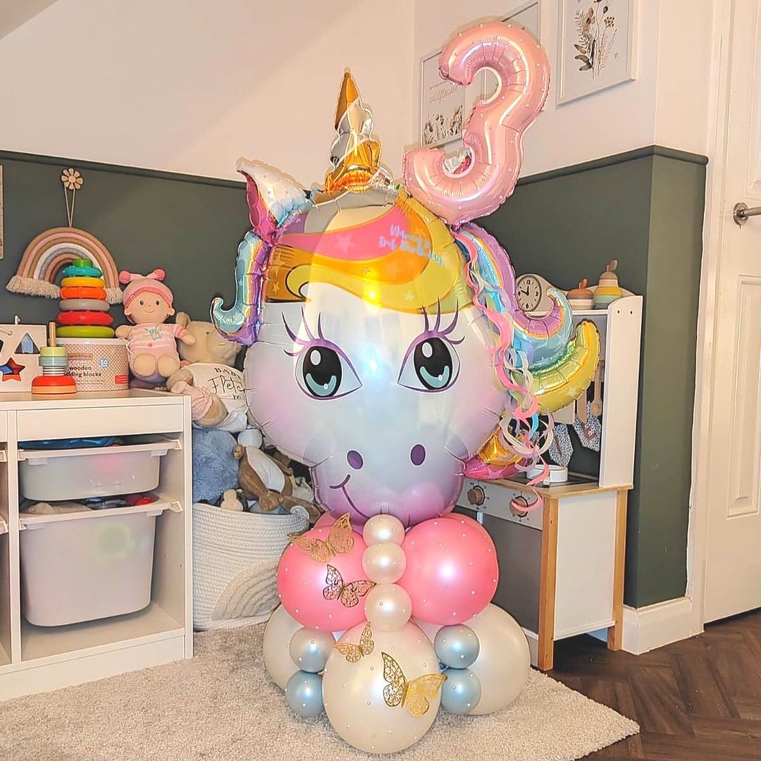 3rd Birthday Balloon Bunch