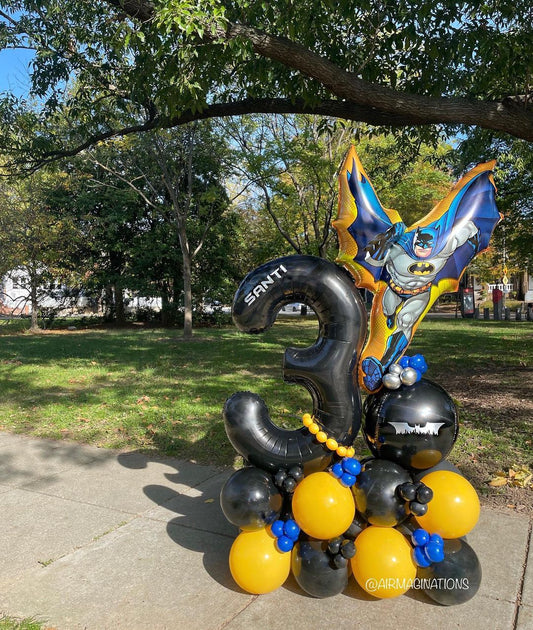 3rd Birthday Balloon cluster 