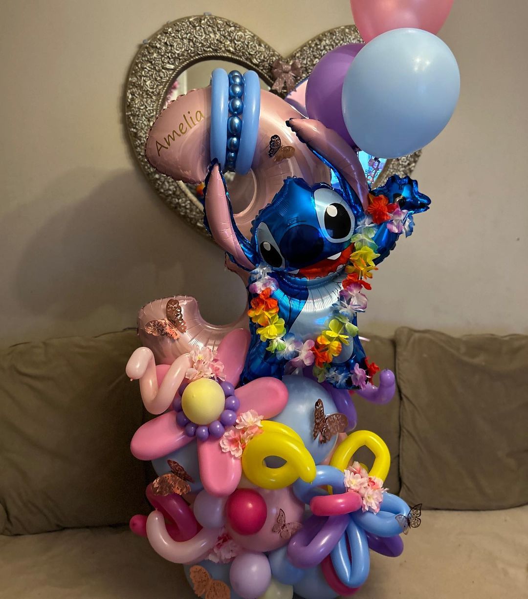3rd Birthday balloon bunch