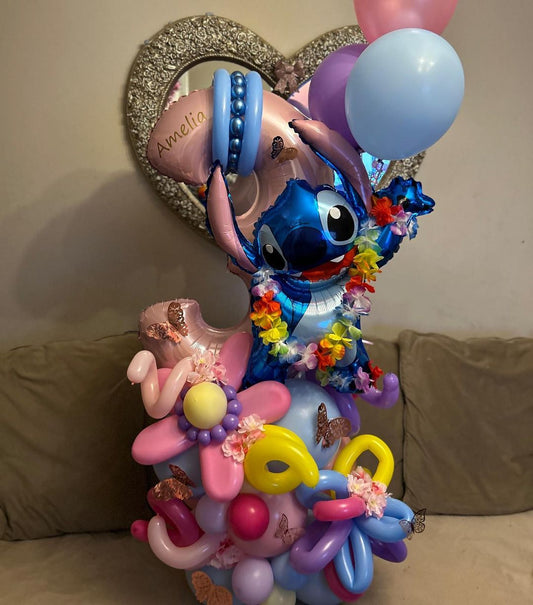 3rd Birthday balloon bunch