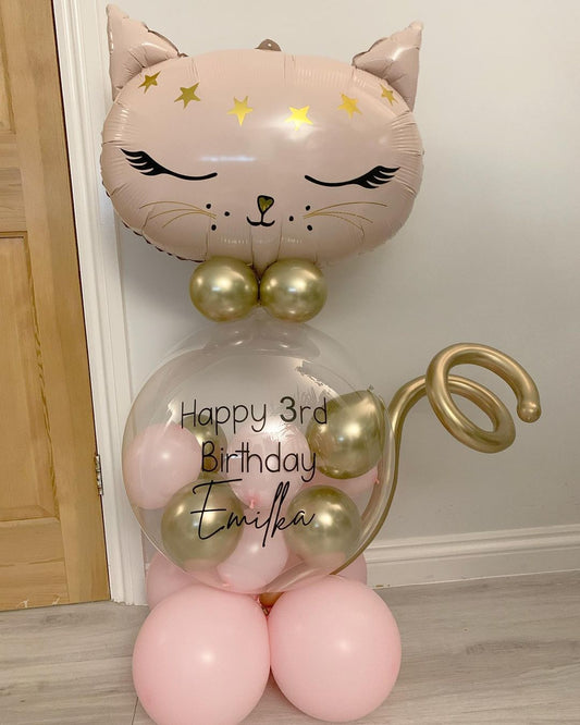 3rd Birthay balloon bunch