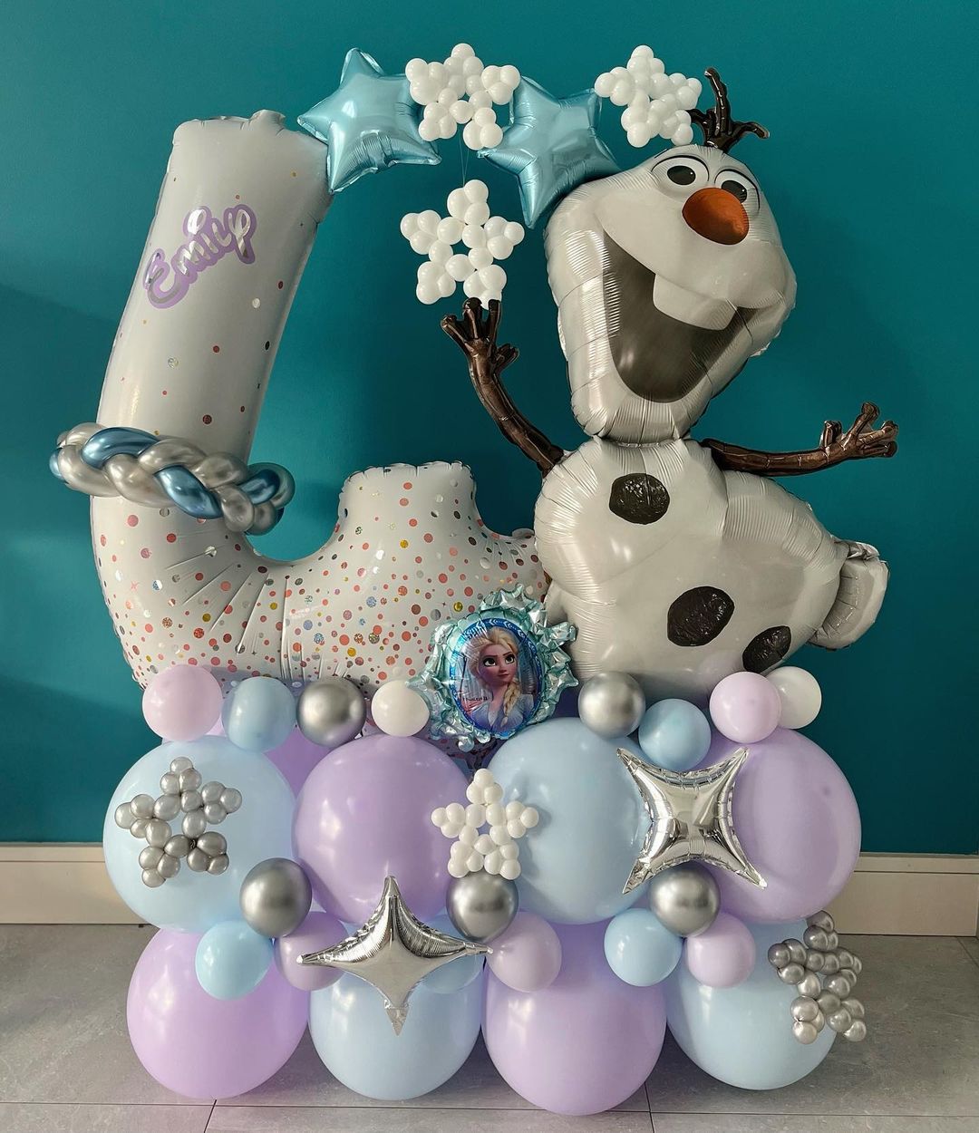 4th Birthday Balloon Bunch