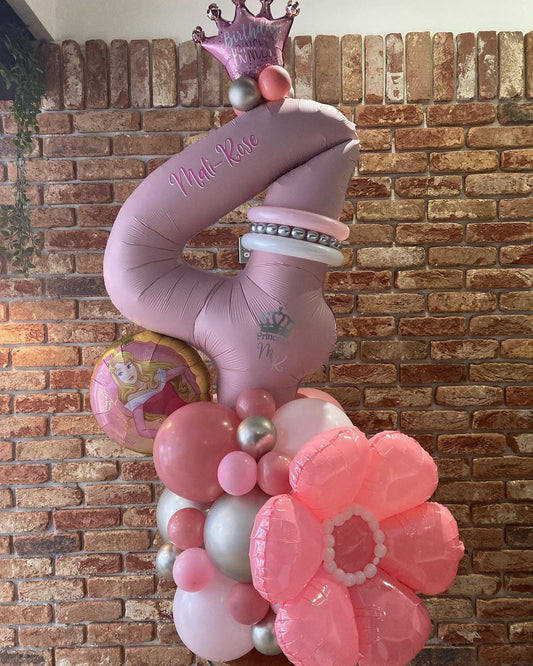 4th Birthday Balloon Bunch