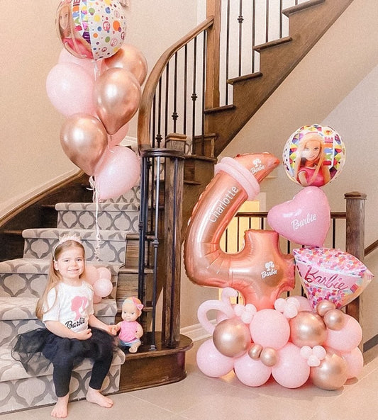 4th Birthday Balloon Bunch