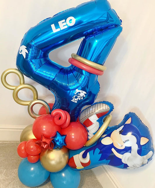 4th Birthday Balloon Bunch