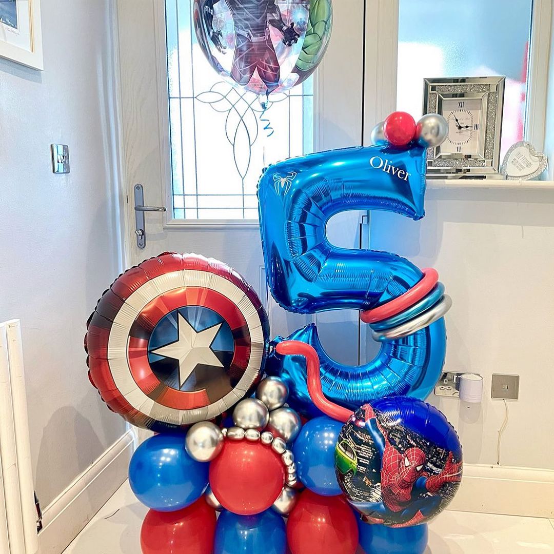 5th Birthday Balloon Bunch