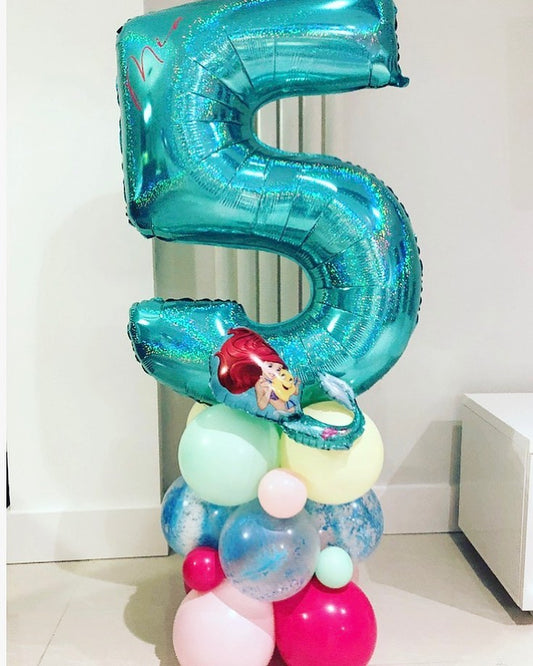5th Birthday Balloon Bunch