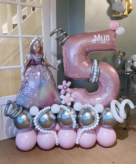 5th Birthday Personalise Balloon Bunch