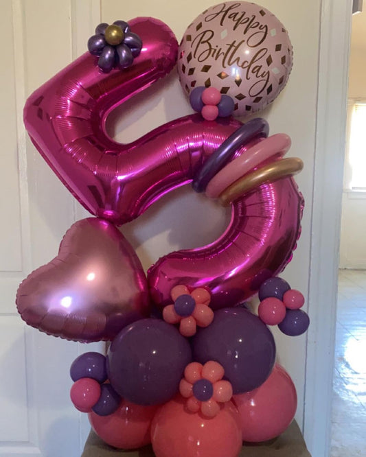 5th Birthday Balloon Bunch