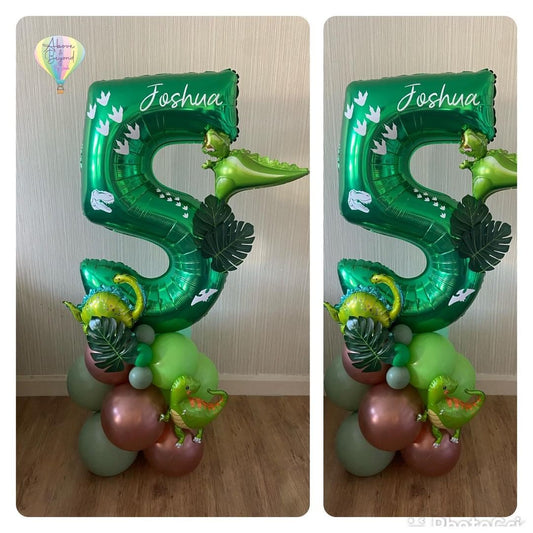 5th Birthday Balloon Cluster