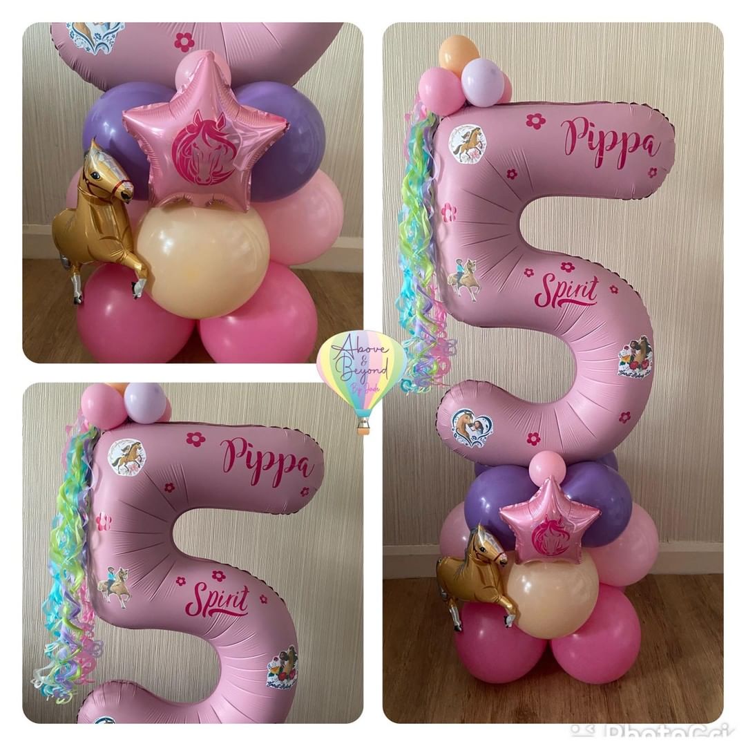 5th Birthday Balloon Bunch