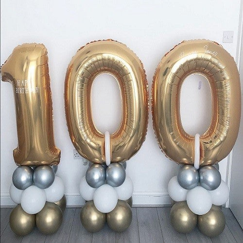 Happy 100th Birthday Balloons Bouquets
