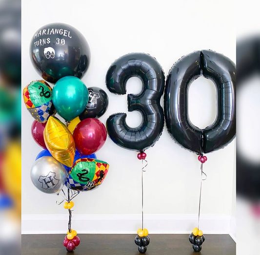 30th Birthday Harry Potter ORBz Balloon Bouquet