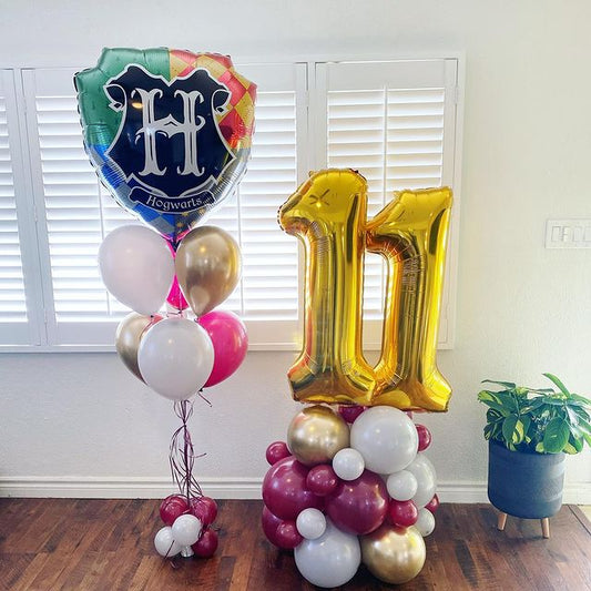 11th Birthday Harry Potter Balloon Bouquet