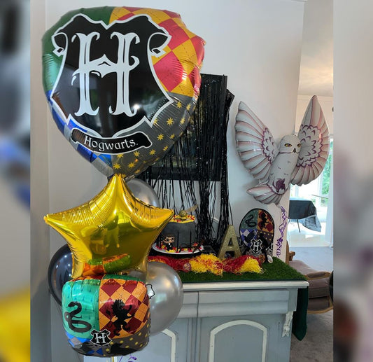 Harry Potter Gold Star Balloon Bouquet