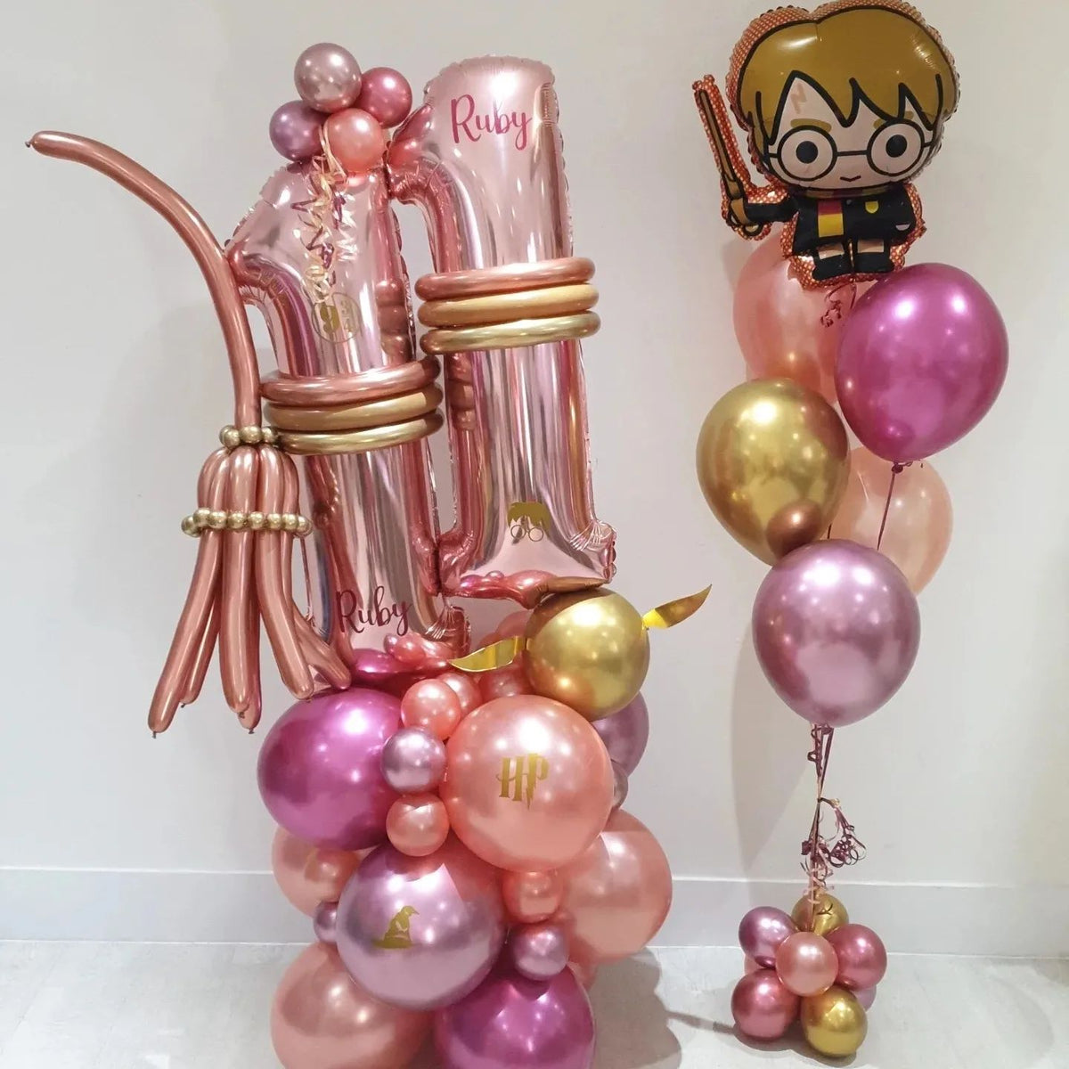 11th Birthday Funky Harry Potter Balloon Bouquet