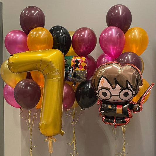 7th HBD Funky Harry Balloon Bouquet