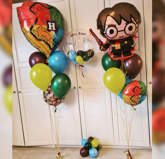 26th HBD Harry Potter Bubble Balloon Bouquet