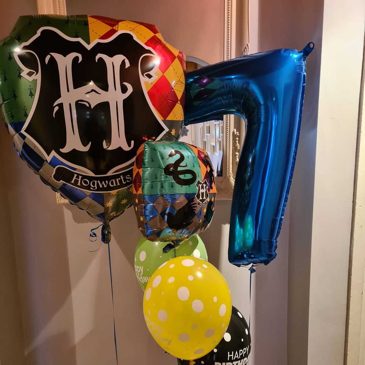 7th HBD Harry Potter Balloon Bouquet