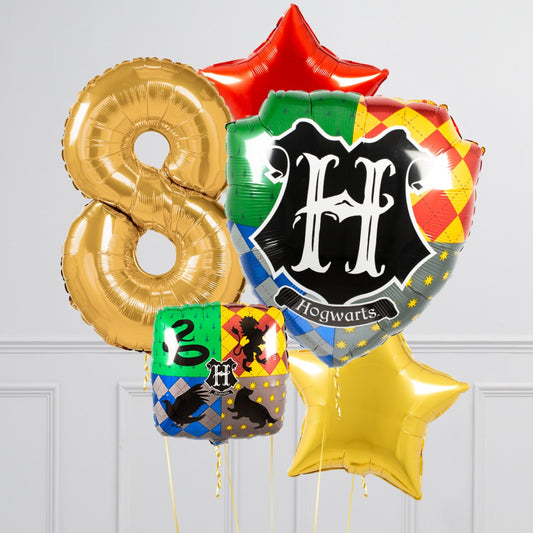6th Birthday Funky harry Star Balloon Bouquet