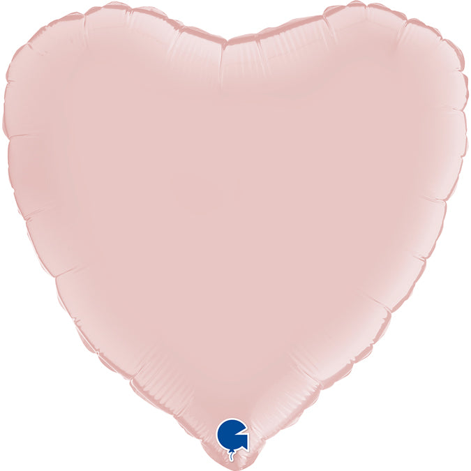 Party Balloon Heart Satin Pink (18") Foil Balloon 
