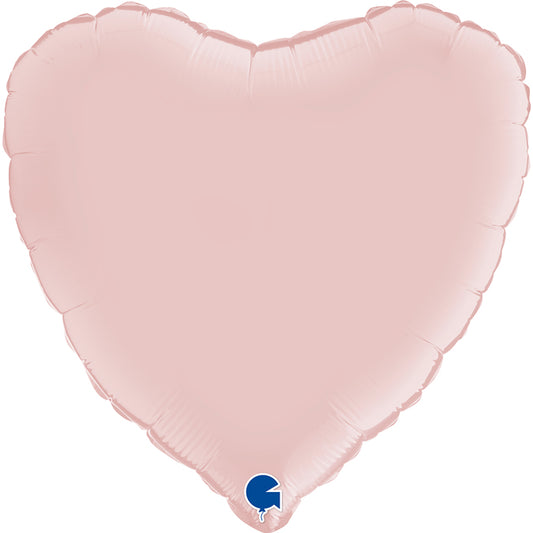 Party Balloon Heart Satin Pink (18") Foil Balloon 