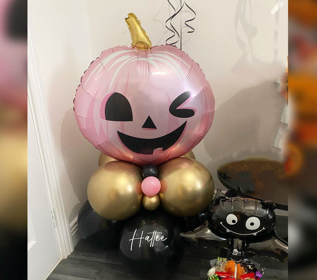 Funny Pumpkin Halloween Theme Balloon Bouquet