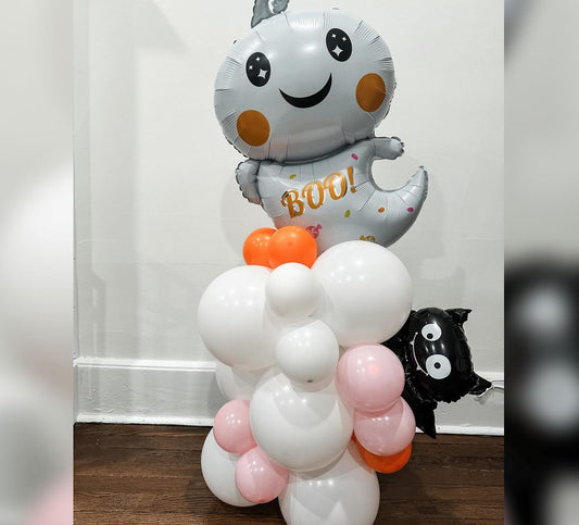 Halloween Theme Ghost Boo Balloon Bouquet