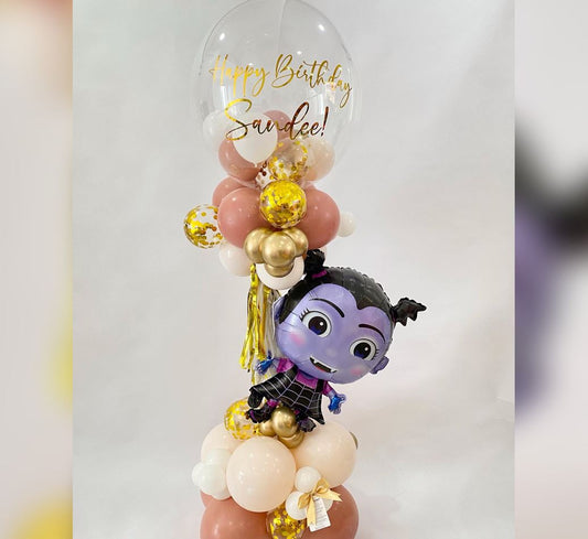 Halloween Theme Personalized Bubble Balloon Bouquet