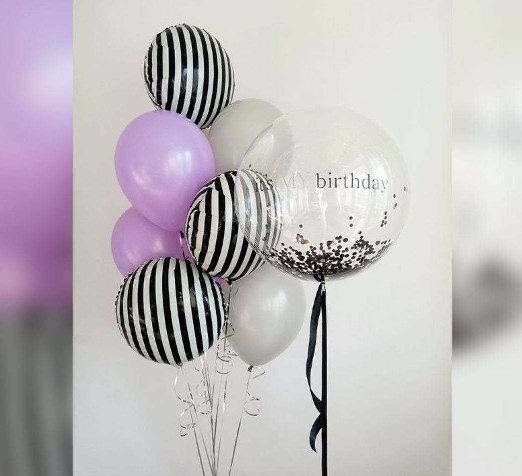 Halloween Personalized Bubble Balloon Bouquet