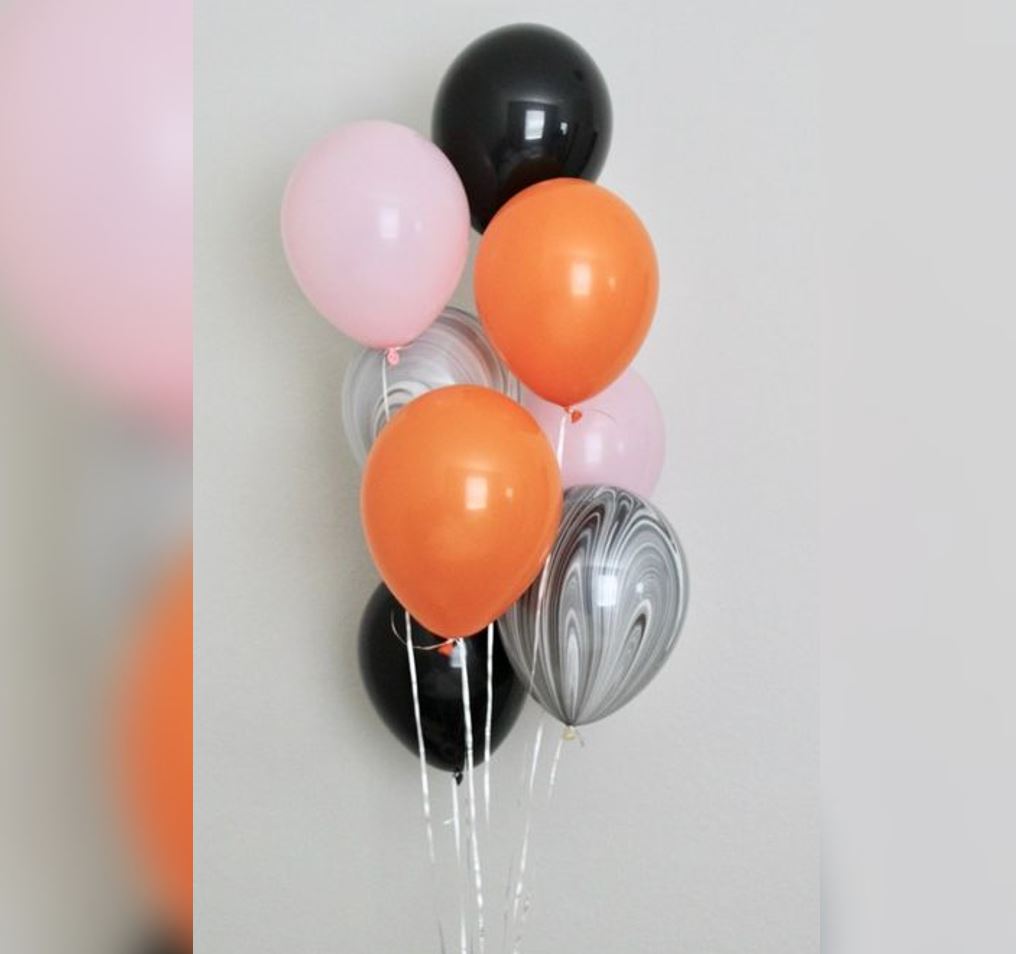 Halloween Theme Latex Balloons Bunch
