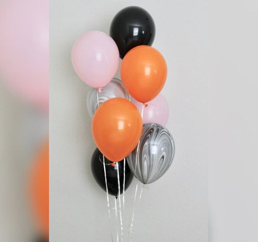 Halloween Theme Latex Balloons Bunch
