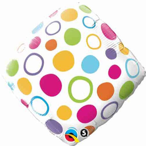 Party Balloon 18"Polka Dots Accent Patterns Foil Balloon