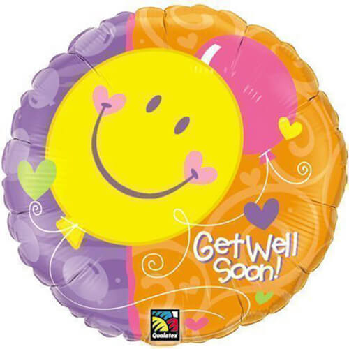Party Balloon 18" Love You Heart Dots Foil Balloon