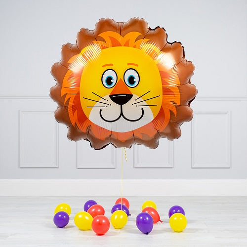 Lovable Lion Latex Balloon Bouquet
