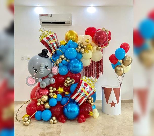 Carnival Theme Balloon Garland 