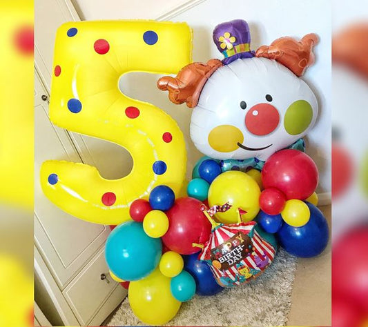 5th Happy Birthday Joker Balloon Bouquet