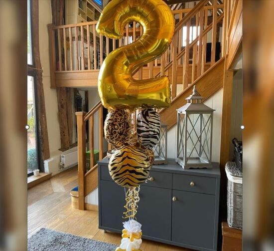 2nd Birthday Jungle Theme Bouquet
