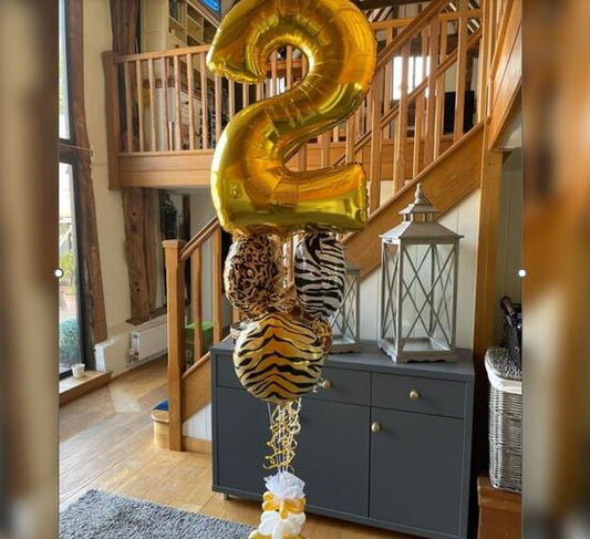 2nd Birthday Jungle Theme Bouquet