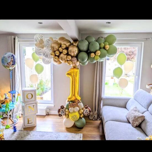 1st Birthday Jungle Theme Balloon D?cor